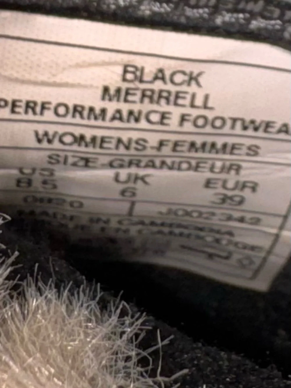 Merrell warm faux